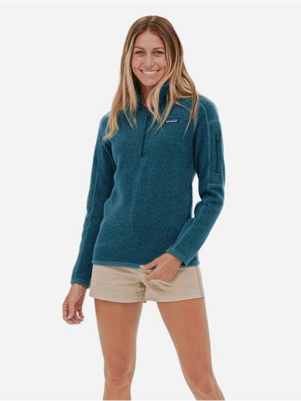 PATAGONIA Better Sweater 1/4 Zip Pullover Fleece Pullover in Teal✨